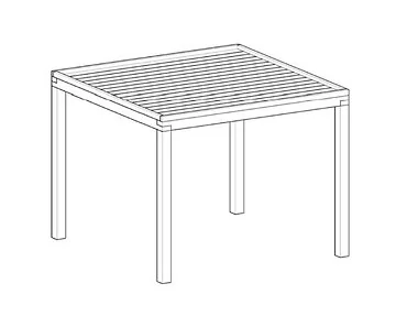 Platdak Stavanger type XL uitbreiding douglas. 376 x 376cm