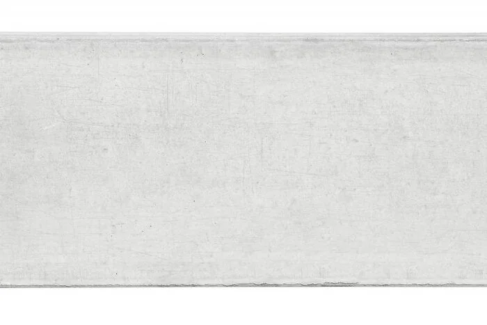 Berton@ Smooth Subplate White-Gray 24 x 3.5 x224 cm. (System X).