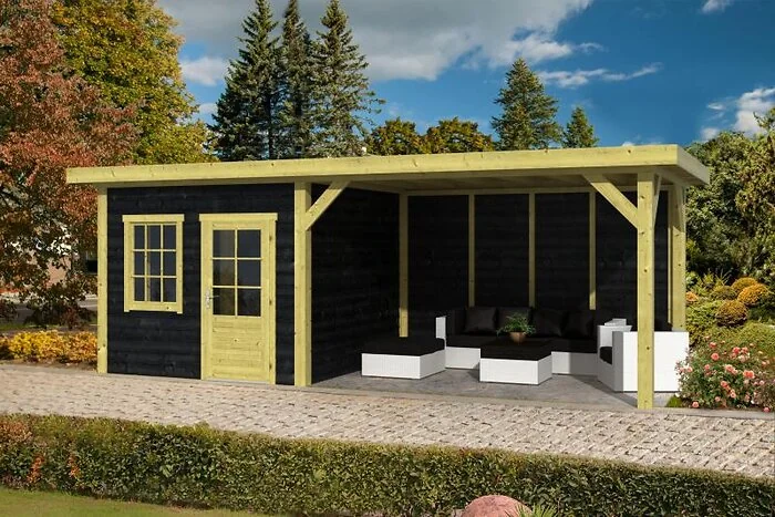 Larch/Douglas DHZ Roof Holten Black