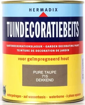 Tuindecoratiebeits Pure-Taupe Dekkend.