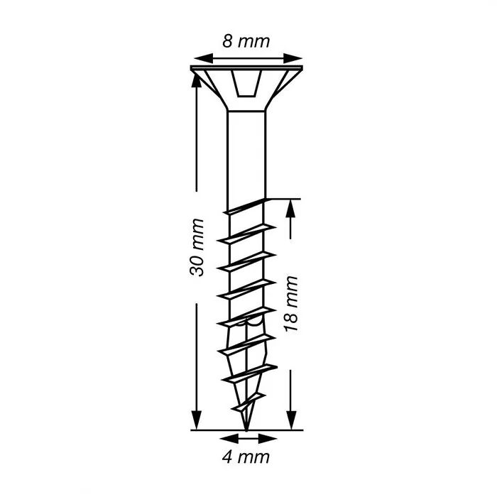 SPAX T-STAR plus WIROX 4x30 L 150 stuks