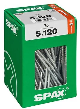 SPAX T-STAR plus WIROX 5x120 XXL 75 stuks