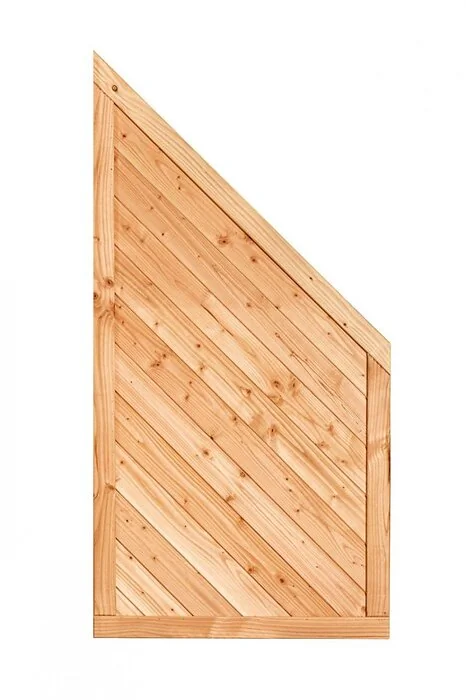 Tuinscherm Kufstein Douglas 180 x 180 cm – RVS Geschroefd
