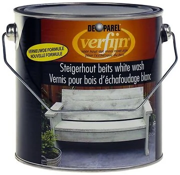 Verfijn Steigerhoutbeits White Wash 0.75 ltr.