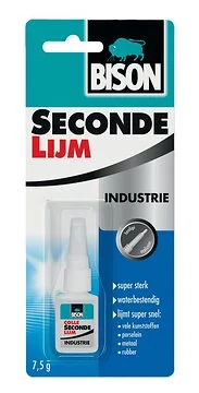 Bison secondelijm industrie -7,5gr/flacon kaart