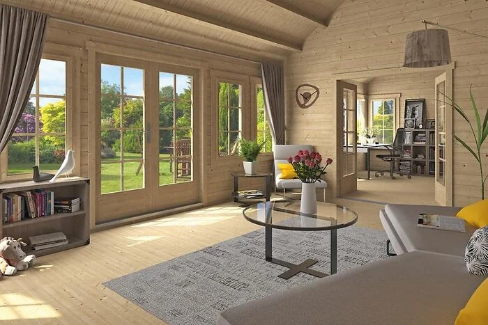 Log cabin - garden house Big Lauren 930x400