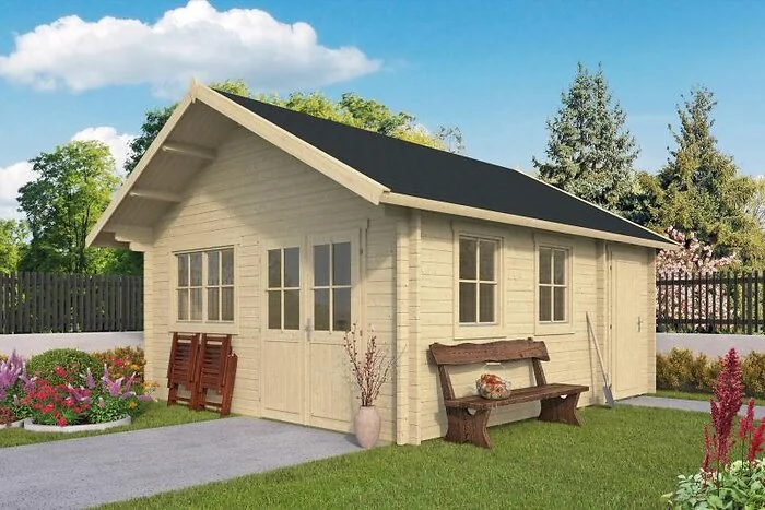 Blockhouse - Garden House Berlin 490x530 plus 70 cm.