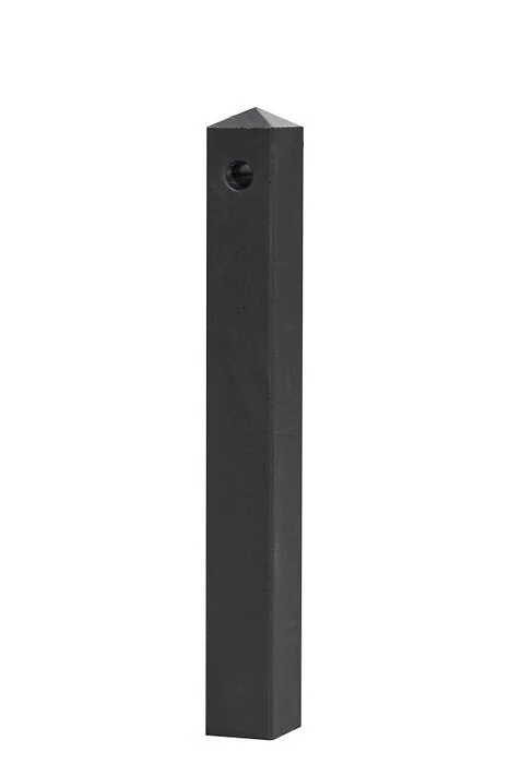Concrete garden fence posts with pyramid cap (Linge)
