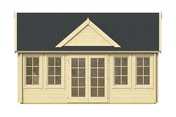 Log cabin - garden house Clockhouse Trevor 550x400