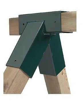Schommelverbinding Groen t.a.v. paal 9x9 cm.