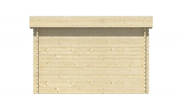 Log cabin - garden house Helge 350 + 150x350cm