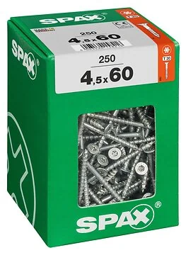 SPAX T-STAR plus WIROX 4,5x60 XXL 250 stuks