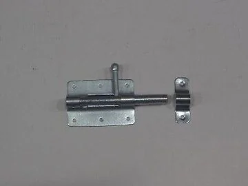 Plaatgrendel 100x70mm met slotgat