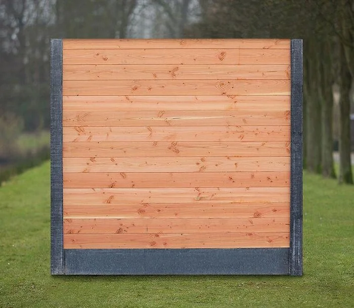Trench post - Anthracite 10x10x275 cm. ( system Zaan ).
