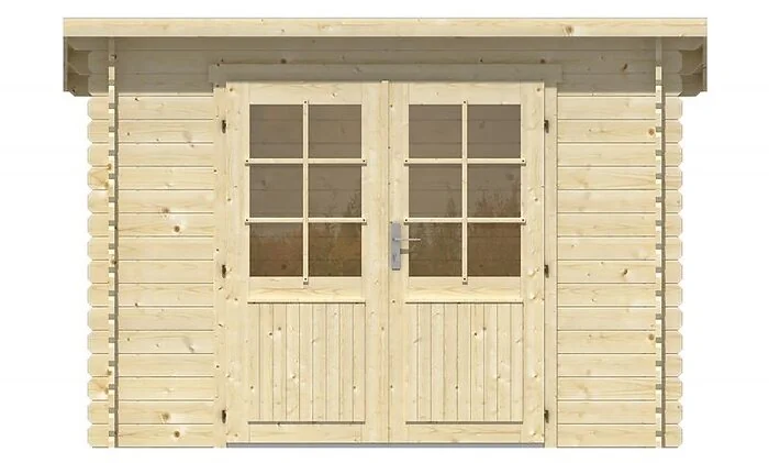 Log cabin - garden house Mila 290x260 cm.