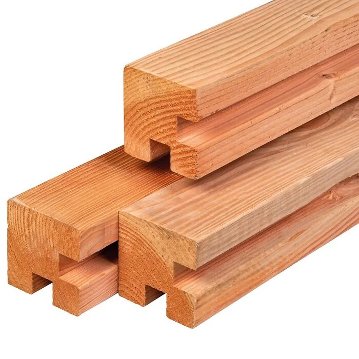 Douglas pile corner post planed 11.5x11.5x300 cm.
