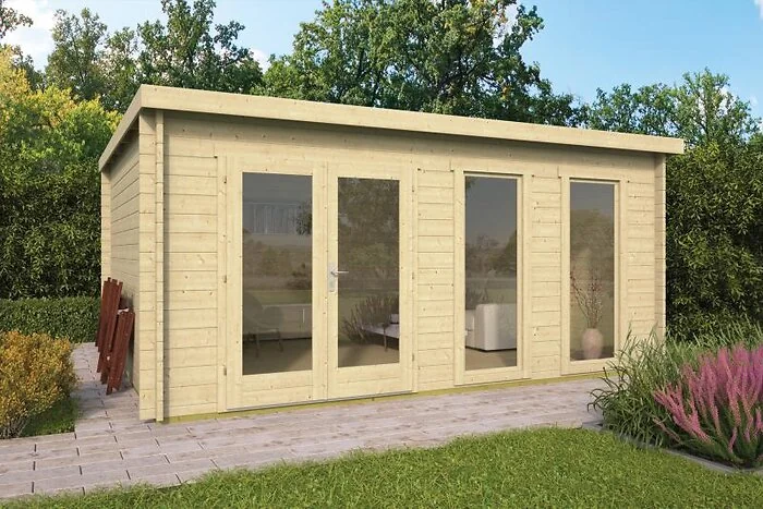 Log cabin - Annabel garden house 500 x 400cm.