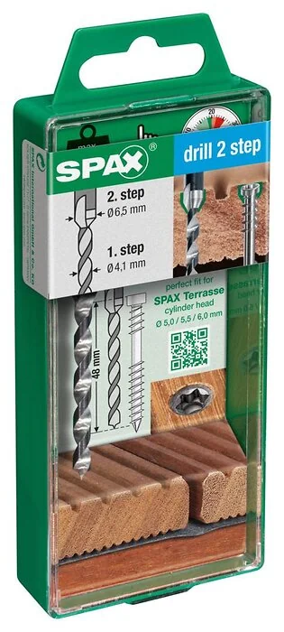 SPAX Trappenboor   1 stuk