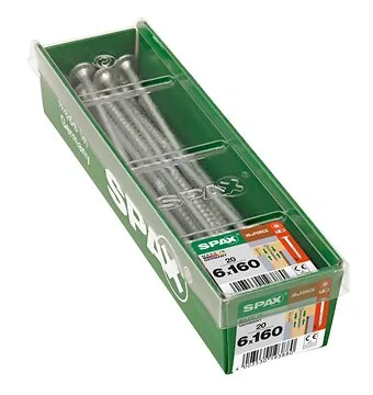 SPAX HI.FORCE WIROX 6x160 BOX 100 stuks