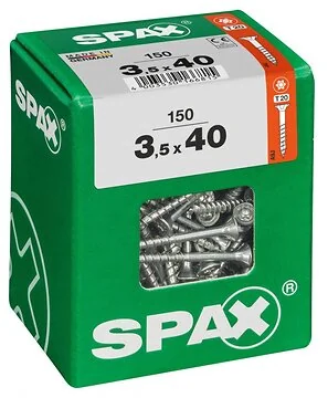 SPAX T-STAR plus WIROX 3,5x40 L 150 stuks
