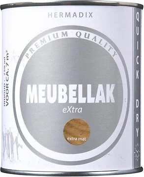 Hermadix Meubellak. Extra mat. Glansvrij. 0.75 ltr.