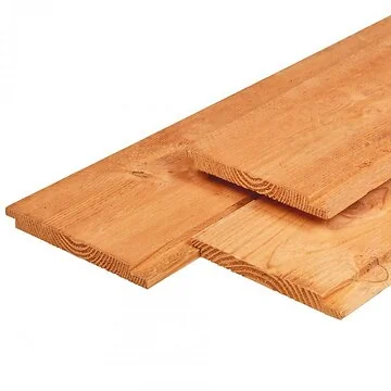 Red Class Wood wisselsponning 1.8x19.5x400cm 1 kant geschaafd, 1 ruw