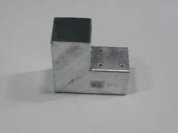 Verbindingsstuk 2-weg Hoekmodel 9x9 cm.