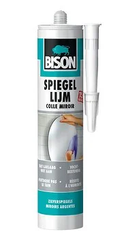 Bison spiegellijm -430gr/koker