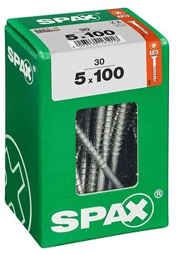 SPAX T-STAR plus WIROX 5x100 L 30 stuks