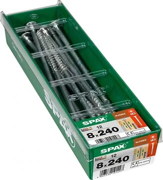 SPAX HI.FORCE WIROX 8x240 STK 12 stuks
