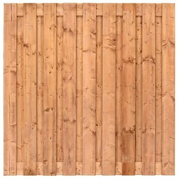 Tuinscherm Zagora 180x180 cm – Red Class Wood 19+2 Planken