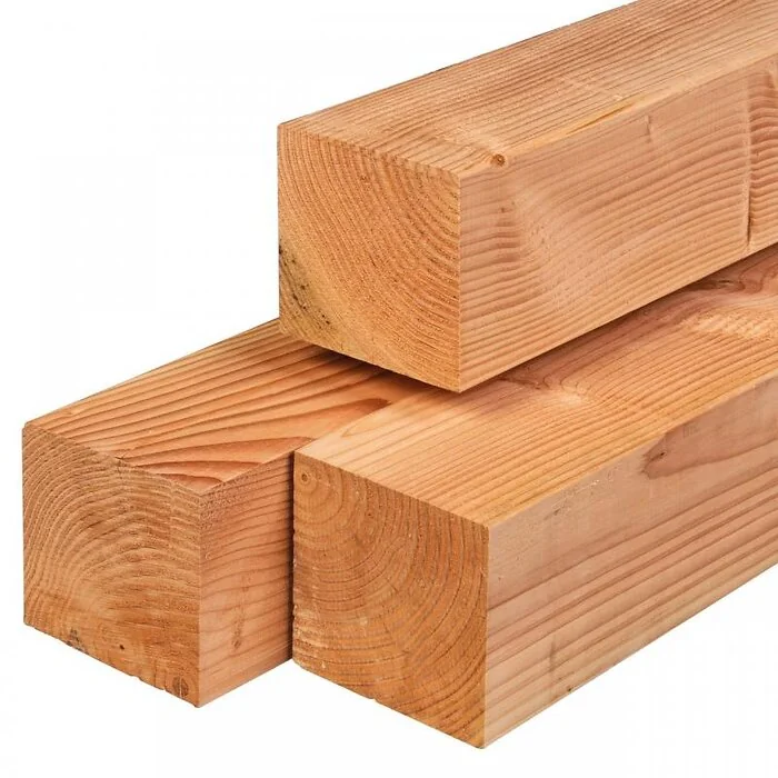Douglas fir post planed, dried 4vk 19.0 x 19.0