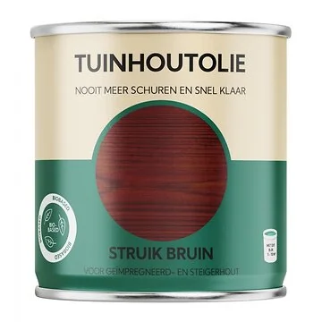 Bio-Based Olie. Tuinhoutolie. Struik Bruin. 750ML