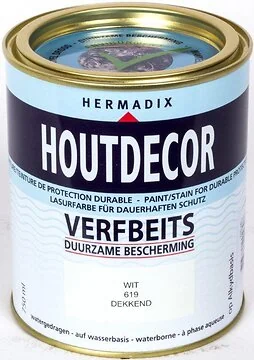 Houtdecor Wit Dekkend.