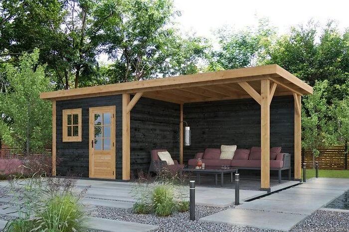 Larch/Douglas DHZ Roof Holten Black