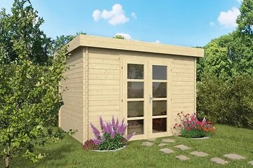 Blokhut - Tuinhuis Hypermodern 320x260 cm.