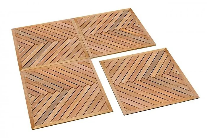 Mozaïek Tuintegel Bangkirai Pontianak 3,0 x 100,0 x 100 cm
