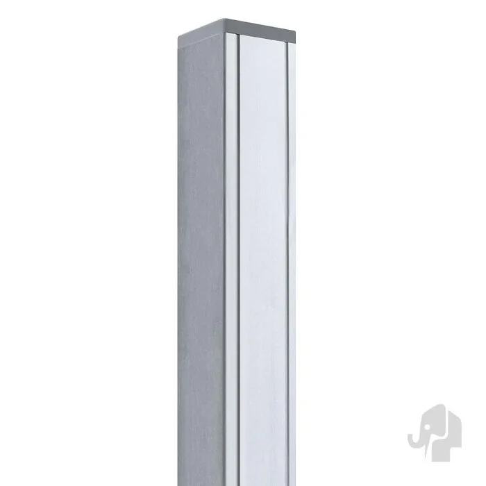 Aluminum Pole Gray With Wood Core 7x7x135 cm. 