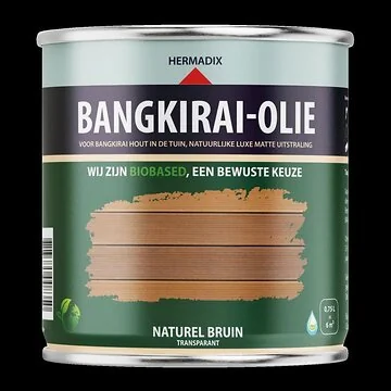 Bangkirai olie Hermadix 2.5 ltr.