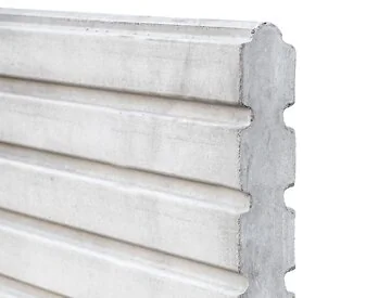 Berton@ Deens Rabat Motiefplaten  Wit/Grijs 26x3.5x184cm (Systeem B)