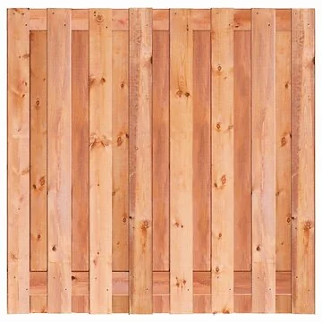 Tuinscherm Marrakesh 180x180 cm – Red Class Wood 15+2 Planken