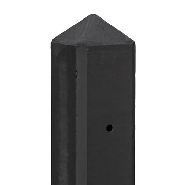 Berton©-paal Schelde Gecoat Tussen antraciet, diamantkop 8,5x8,5x277