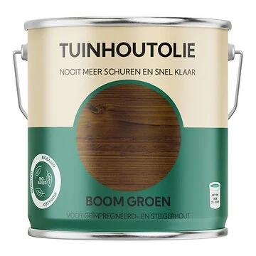 Bio-Based Olie. Tuinhoutolie. Boom Groen. 2500ML