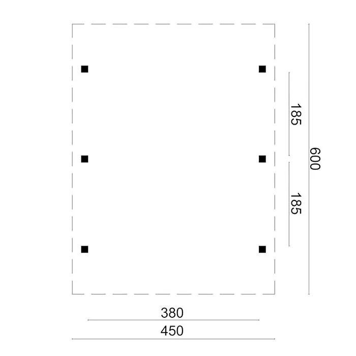 DIY Carport Lemmer Larch/Douglas Do It Yourself Carport Lemmer. Untreated Larch