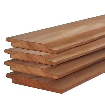 Rabat halfhouts hardhout Kapur 1.6x14 cm.