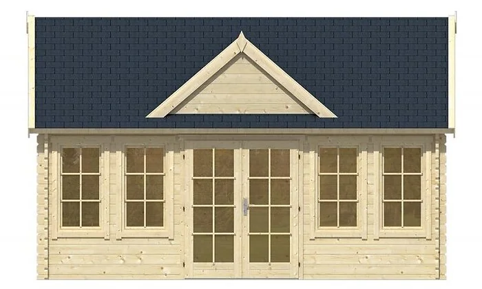 Log cabin - Clockhouse 550x400cm