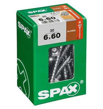 SPAX HI.FORCE WIROX 6x60 L 30 stuks
