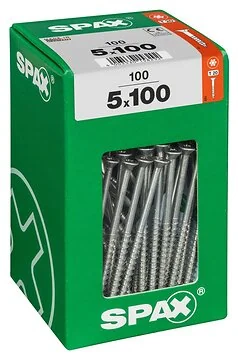 SPAX T-STAR plus WIROX 5x100 XXL 100 stuks