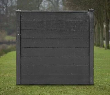 Sleufpaal - Antraciet 11.5x11.5x280 cm. ( systeem  Spaarne ).