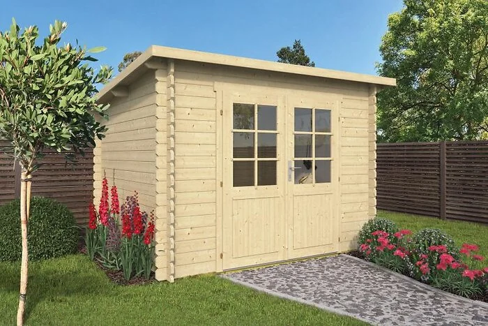 Log cabin - garden house Mila 290x260 cm.